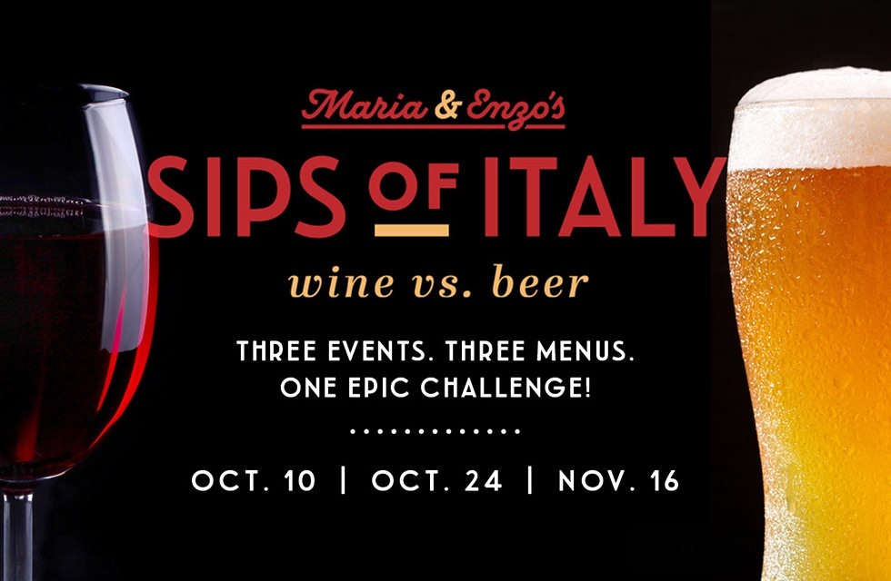 Maria & Enzo's Sips of Italy – Wine vs Beer