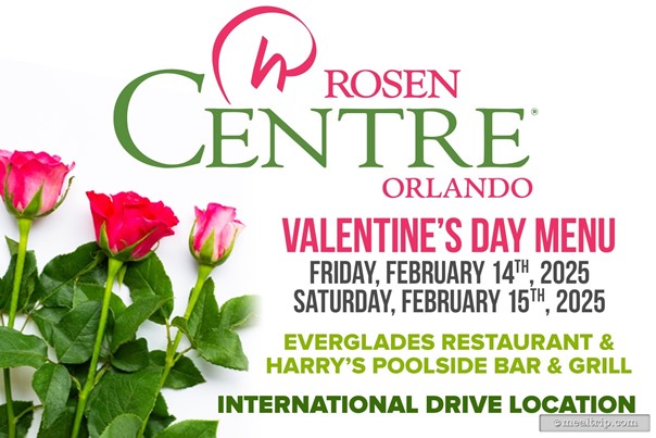 2025 Valentine's Day Menus at the Rosen Center