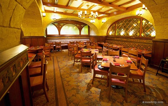 Le Cellier north side dining area.