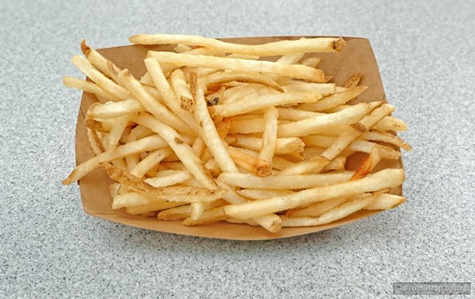 The thin-cut fries at Casey's are almost legendary. You can't walk around the long-standing Main Street tradition without seeing guests with trays overflowing with fries and hot dogs.