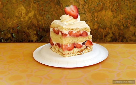 A Strawberry Shortcake from Sunshine Seasons in Epcot's The Land pavilion.