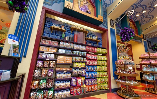 One of the many pre-packaged candy walls at Beverly Sunset.