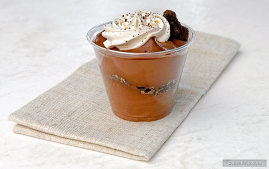 The chocolate pudding and cake cup is a pretty standard dessert option at most SeaWorld dining locations. That's okay though, we like this chocolate version better than the vanilla pudding cup (you will usually find both, so they are not seasonal per-say).