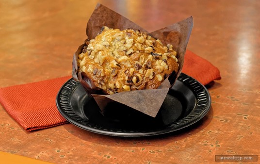 The Banana Nut Muffin can be found at Seafire Grill or Voyagers for breakfast (depending on which is open and serving continental breakfast on the day of your visit).