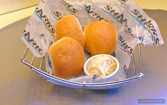 The Sharks bread basket.