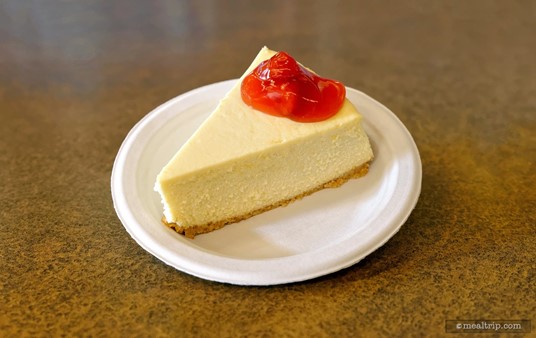 Cheesecake with Cherries from Voyager's Smokehouse. 
(Photo 2023)