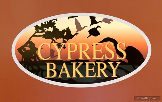 The Cypress Bakery logo, found on an interior wall.