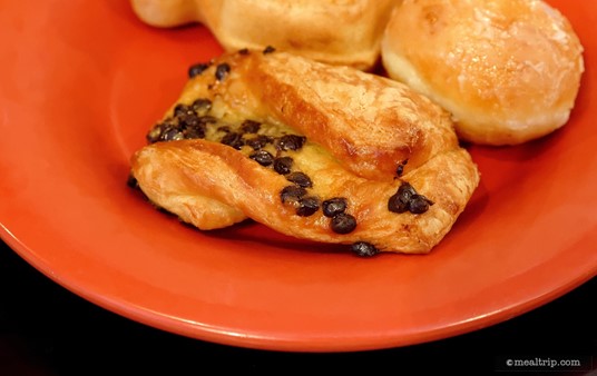 Close-up of the Tusker House Chocolate Twist.