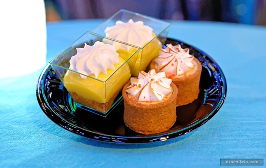 No Sugar Added Lemon Curd and Key Lime Tarts at the Frozen Premium Package dessert party.