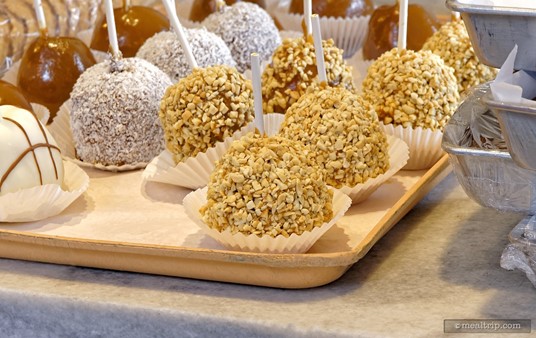 Peanut covered chocolate apples from Sweet Sailin'.