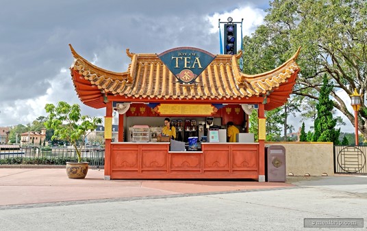 The Joy of Tea kiosk at Epcot's China Pavilion.
