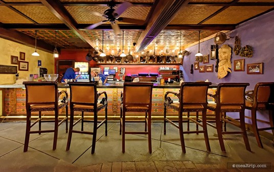 The lounge (i.e. bar) at Yak and Yeti only has six chairs.