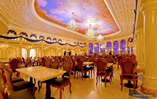 The main dining area at Be Our Guest.