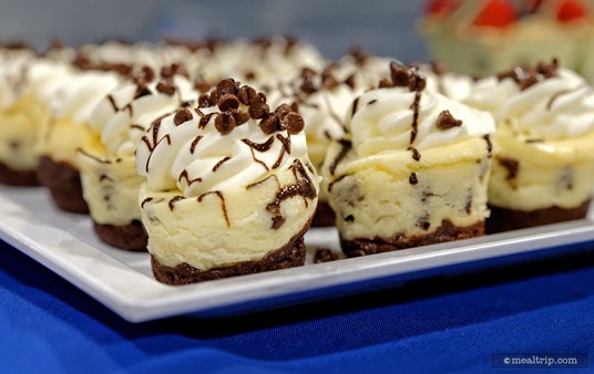 Mmmmmm... Ghirardelli® Chocolate-Chip Cheesecake Brownies at the Wishes Fireworks Dessert Party!