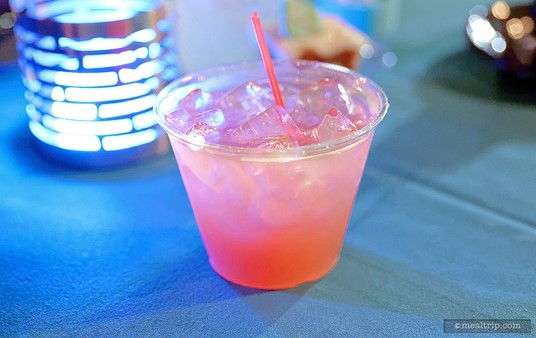 One of the popular guest favorite cocktails at the Feel the Force Dessert Party is "The Force", a pomegranate lemonade mixed with bourbon.
