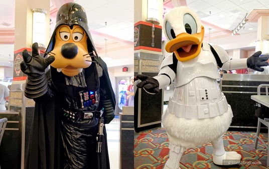 Be on the lookout for Darth Goofy and Stormtrooper Donald.