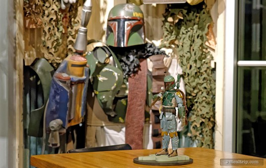 Boba Fett and Boba Fett. The detailing on the small table top models is stunning.