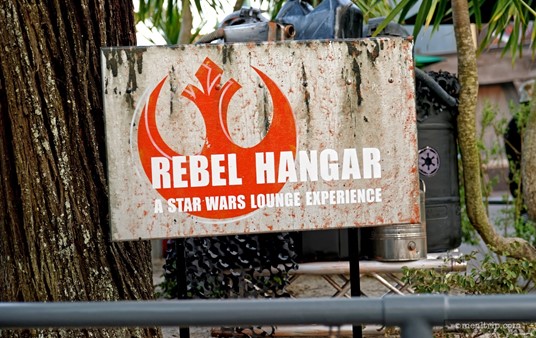 The "Rebel Hangar" is a Special Event Experience that takes place during
 and between Star Wars Weekends 2015, at Hollywood Studios.