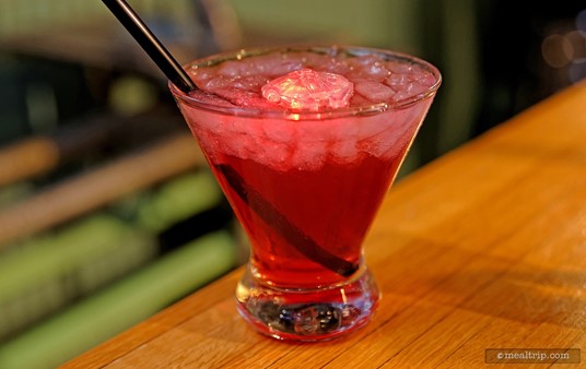 The Rebel Red is one of the Specialty Cocktails at the Rebel Hangar.