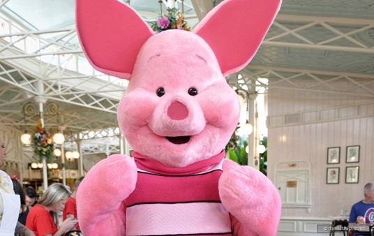 Piglet's activities have included hunting Woozles and capturing Heffalumps – contrary to his timid disposition, he usually conquers his fears, especially when his friends need him.