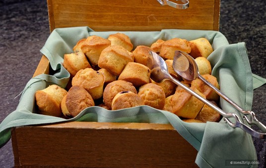 These little Blueberry Muffins are just the right size!