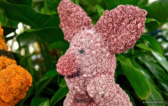 It's a close-up of the Piglet topiary at the Crystal Palace! Each of the center atrium topiaries is made up of small flowers.