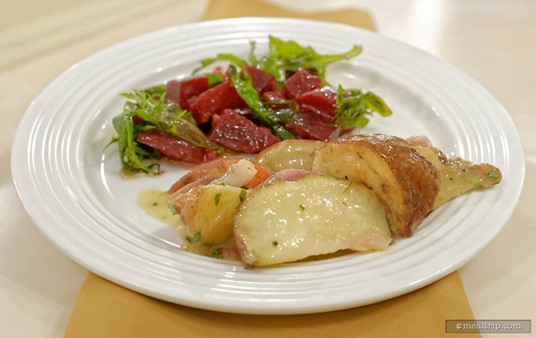 Front and center is the Roasted Potato Salad from the Crystal Palace.