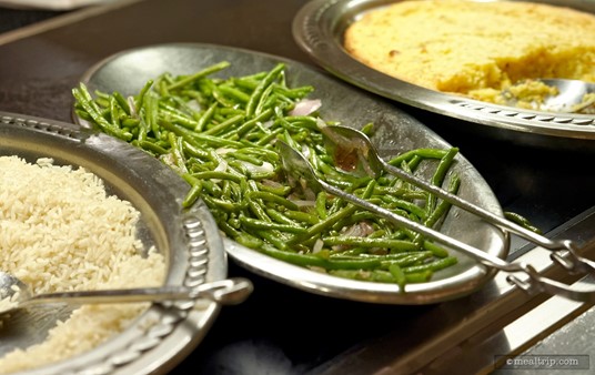 Some Sautéed Green Beans on the Crystal Palace buffet line.