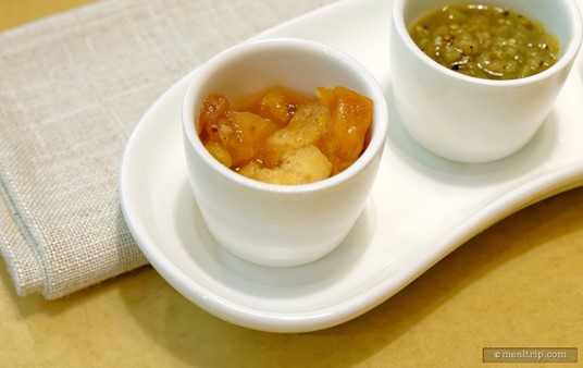 The well-spiced Apple Chutney is a nice compliment to the Ham Steaks that are on the breakfast menu at Garden Grill.