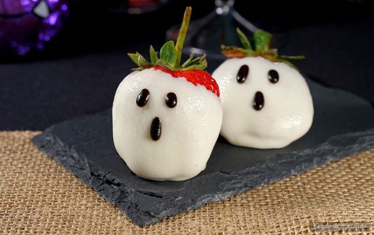 Oh no!!! The Ghost-dipped White Chocolate Strawberries are not related to Mr. Bill.