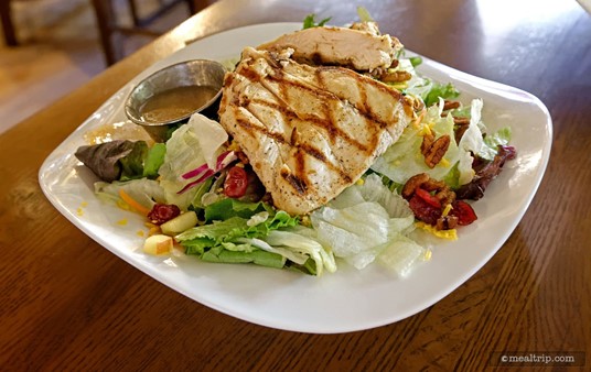 The Colony Salad at the Liberty Tree is only available during lunch, and features dried cranberries, pecans, and apples.
