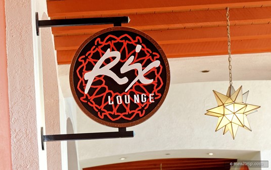 The Rix Lounge sign above the main entrance.