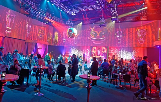 Club Villain quickly fills up as guests enter.