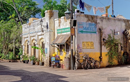 More environment details from across the street as seen from the Harambe Market.