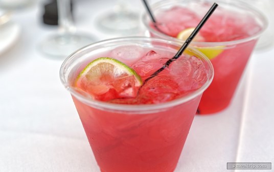 There's usually one cocktail available at Harbor Nights. At the 2015 event, a Vodka, Cranberry, and Lime mix was being offered.
