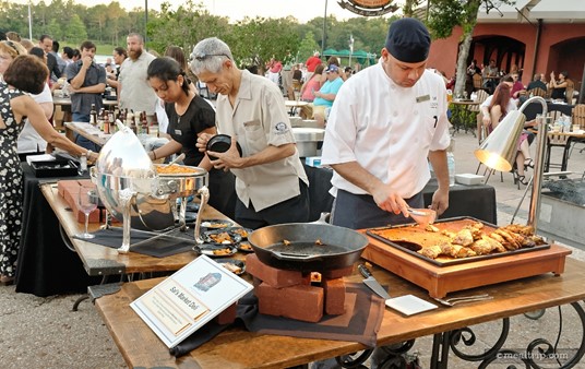 One of the Sal's Market Deli cooking stations at Harbor Nights Primavera.
