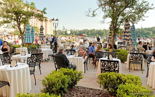 The VIP seating area at Harbor Nights Primavera.