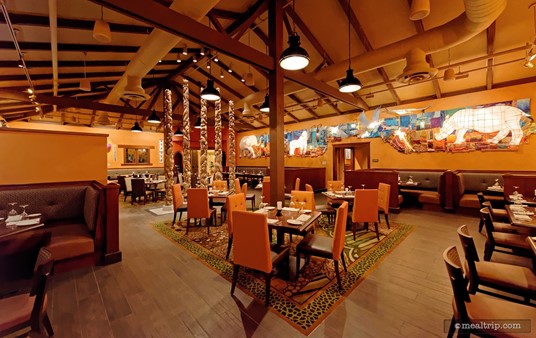 The Grand Gallery dining area at Tiffins is the largest of the three seating areas.