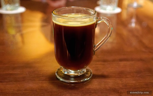 Disney's take on Mustang Coffee (from the Nepal region) combines Crown Royal, brown sugar, butter and Indonesian coffee.