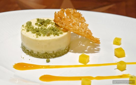 That Almond-Sesame Tuile is quite good... it's not just there as a garnish!