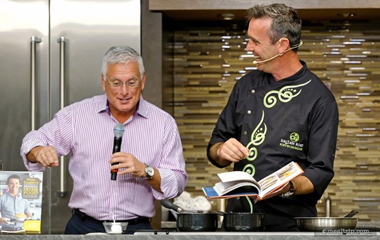 Kevin Dundon is a festival favorite, and for good reason... he always brings top-notch items to the culinary demos.
