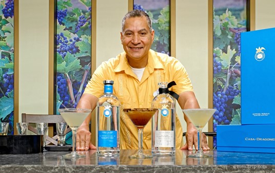 Hey look, it's Pepe from la Cava Tequila, guarding all of the Casa Dragones!