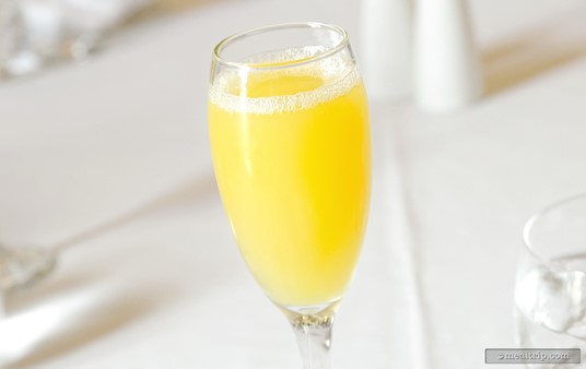 The Mimosas at the Parisian Afternoon lunch are mixed table-side. A waiter or waitress will pour the sparkling wine and orange juice right into your glass!