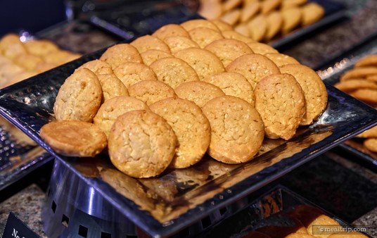 No-sugar added Lemon Cookies are usually on-hand at most any of Disney's buffet-style offerings.