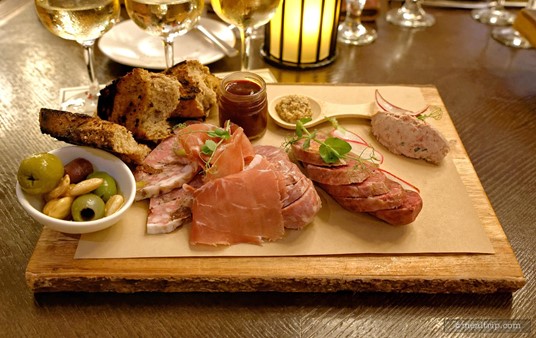 The components on the charcuterie board will change a little based on the season and availability of the various components.