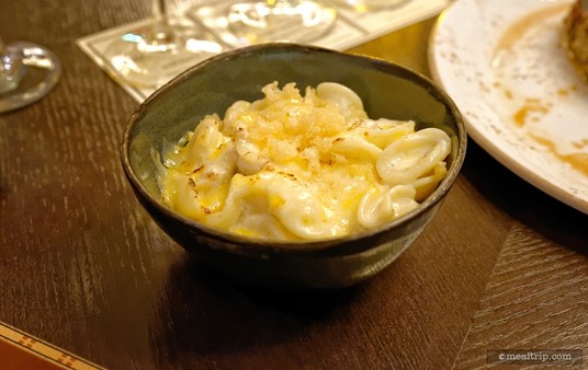 The Macaroni & Chhese is a house-made side item at Artist Point.