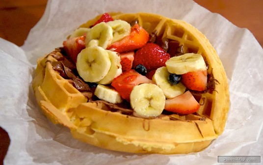 Nutella and Fresh Fruit Waffle Sandwich from Sleepy Hollow