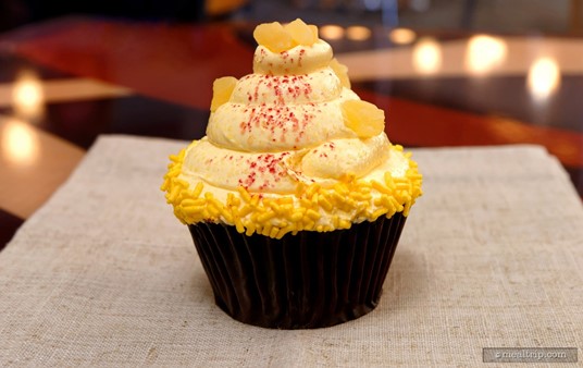 Pineapple Cupcakes for breakfast? Heck yeah! The Contempo Cafe always has a couple different "premium" cupcakes on-hand. (The flavors change seasonally.)