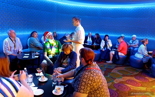 One of the cool aspects of the Highway in the Sky Dine Around experience is getting to talk one-on-one with the chef's at each stop. With only 25 guest per group, there's plenty of time to discuss the dish or the restaurant that the chef creates his (or her) dishes in.