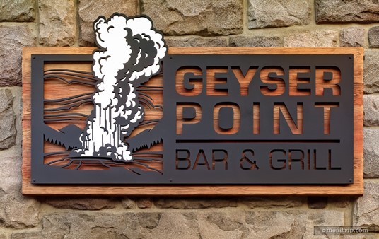 The main Geyser Point sign.